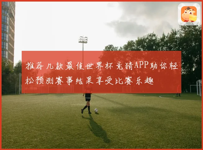 推荐几款最佳世界杯竞猜APP助你轻松预测赛事结果享受比赛乐趣